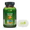 Irwin Naturals 3-in-1 Joint Formula Supplement Supports Joint Health 90 Softgels Bundle with a Pill Case