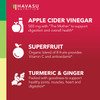 Apple Cider Vinegar Vegan Superfruit and Turmeric and Ginger Gummies Bundle for Metabolism Stomach Control Hair Skin and Nails Growth and Support Joint Health  Inflammatory Responses