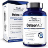 1MD Nutrition OsteoMD for Comprehensive Bone Support  with Calcium Hydroxyapatite Vitamin D3  K2  90 Capsules