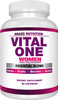 Vital One Multivitamin For Women  Daily Wholefood Supplement  90 Vegan Capsules  Arazo Nutrition
