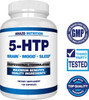 5HTP 200mg Plus Calcium for Mood Sleep  Supports Calm and Relaxed Mood  99 High Purity  120 Capsules  Arazo Nutrition