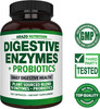 Digestive Enzymes with Probiotics  Multi Enzyme Nutritional Supplement  Acidophilus Bromelain Papaya Papain Lipase  Lactase  Improve Digestion  120 Pills  Arazo Nutrition