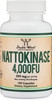 Nattokinase Supplement 4000 FU Servings 120 Capsules Derived from Japanese Natto for Cardiovascular and Blood Circulation Support by Double Wood Supplements