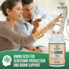 LSerine Capsules Third Party Tested  2000mg Servings Used in Clinical Study 180 Count 500mg per Capsule Amino Acid for Serotonin Production and Brain Support by Double Wood Supplements