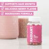 Dr. Tobias Hair Vitamin Gummy  Delicious Biotin Gummies for Hair Skin and Nails with Folate Zinc Vitamin B12 and More  Vegan  60 Count 1 Daily