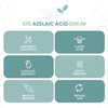 Azelaic Acid 10 Facial Serum 2 oz. Skin Brightening Hyaluronic Acid and Niacinamide Redness Relief  Fade and Repair Dark Spots