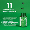 Goli SuperGreen Gummy Vitamin  60 Count  Essential Vitamins and Minerals  PlantBased Vegan GlutenFree  Gelatin Free  Health from Within