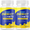 One Shot Keto Pills Extra Strength Oneshot Keto 2 Pack  120 Capsules