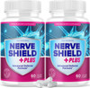 2 Pack Nerve Shield Plus Pills Original Supplement Advanced Nerve Formula 120 Capsules