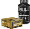 BuildXT Muscle Builder  Authentic Peanut Butter Chocolate Chip Cookie Dough Protein Bars