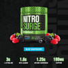 Nitrosurge PreWorkout  Pumpsurge CaffeineFree PreWorkout  Morning  Night Bundle for Increased Focus Stamina Endless Energy  Powerful Pumps  Blue Raspberry Flavor