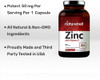NatureBell Zinc 50mg with Vitamin C 180 Capsules Zinc Vitamins and Immune Vitamins Antioxidant NonGMO