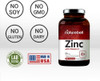 NatureBell Zinc 50mg with Vitamin C 180 Capsules Zinc Vitamins and Immune Vitamins Antioxidant NonGMO