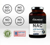 NAcetylCysteine NAC 1200mg Per Serving 200 Capsules NAC 600mg with Quercetin Per Capsule Double Strength NAC Supplements Support Liver  Lung Health NonGMO No Gluten