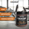 Naturebell Creatine Monohydrate Powder 500 Grams 5000mg Per Serving Pure Unflavored Creatine Powder  Micronized  Pre Workout  Keto  Vegan  Dissolves Easy  Filler Free  100 Servings 1.1Lb