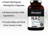 2 Pack NAcetylCysteine NAC 1200mg Per Serving 200 Capsules NAC 600mg with Quercetin Per Capsule Double Strength NAC Supplements Support Liver  Lung Health NonGMO No Gluten