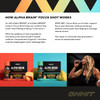 Onnit Alpha BRAIN Focus Energy Shot Supplement  Energy Focus Mood Stress Brain Booster Drink  Tropical 2.5 fl oz 6 ct Onnit Alpha BRAIN Focus Energy Shot Supplement  Energy Focus Mood Stress Brain Booster Drink  Tropical 2.5 fl oz 6 ct