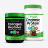 Orgain Bundle  Chocolate Protein Powder and Collagen Peptide Protein Powder  Paleo  Keto Friendly Made without Gluten Dairy and Soy