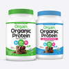 Orgain Bundle  Chocolate Protein Powder and Chocolate Protein  Superfoods Powder  Vegan Made without Dairy Gluten and Soy NonGMO