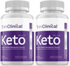 2 Pack Trim Clinical Keto Advanced Ketogenic Formula 120 Capsules