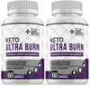 2 Pack Keto Ultra Burn Supplement Pills Advanced Ketogenic Formula 120 Capsules