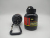 Protein and Supplement Gym Keychain Black Gold Standard 100 Whey