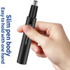 WOTIKIUU Nose and Ear Hair Trimmer USB Rechargeable Painless Ear Nose Hair Trimmer Clippers for Men and Women Blue