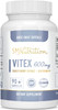 Vitex Supplement for Women 600mg 90 Capsules 3Month Supply Chasteberry Supplement for Women Supports Hormone Balance Menopause PMS Formulated GlutenFree Vegetarian