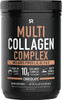 Multi Collagen Protein Powder Type I II III V X with Hyaluronic Acid  Vitamin C  5 Types of Food Based Collagen Great in Coffee  Protein Drinks  NonGMO Verified 30 Servings Chocolate