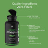 Vegan Omega3 Fish Oil Alternative sourced from Algae Oil  Highest Levels of Vegan DHA  EPA Fatty Acids  NonGMO Verified  Vegan Certified 60 Veggie Softgels Carrageenan Free