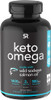 Keto Omega Fish Oil with Wild Sockeye Salmon Antarctic Krill Oil Astaxanthin  Coconut MCT Oil  1200mg of EPA  DHA per Serving  Keto Certified  NonGMO Verified 120 softgels