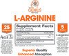 Genius L Arginine Powder Fermented LArginine Nitric Oxide Supplement Natural Muscle Builder  NO Booster for Healthy Blood Pressure Protein Synthesis and Strength Building Lemon 30 Sv