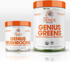 The Organic Brain  Immune Boosting Bundle with Genius Mushrooms  Greens