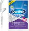 DenTek Cross Flosser Floss Picks XShaped Floss Hugs Teeth 75 Count 4