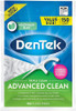 DenTek Triple Clean Advanced Clean Floss Picks  No Break  No Shred Floss  150 Count  Pack of 4