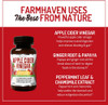 FarmHaven Apple Cider Vinegar Capsules with Ginger  Magnesium Glycinate  Malate Complex w/ Vitamin D3  Milk Thistle Capsules