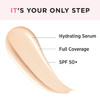 IT Cosmetics Your Skin But Better CC Cream Travel Size Light W  Color Correcting Cream FullCoverage Foundation Hydrating Serum  SPF 50 Sunscreen  Natural Finish  0.406 fl oz