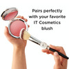 IT Cosmetics Heavenly Luxe French Boutique Blush Brush 4  For Cream  Powder Blush  SoftFocus Naturally Pretty Finish  With AwardWinning Heavenly Luxe Hair