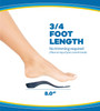 Dr. Scholl's Tri-Comfort Orthotics Insoles for Women, Size 6-10 1 pair