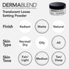 Dermablend Loose Setting Powder Face Powder Makeup  Finishing Powder for Light Medium  Tan Skin Tones