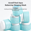 ACWELL Real Aqua Balancing Hydrating Overnight Sleeping Pack 1.69 fl.oz.  Facial Gel Mask with Seaweed and Rosemary Extract Intense Soothing and pH Balancing Cream for Irritated and Sensitive Skin
