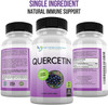 Quercetin 1000mg Per Serving  120 Veggie Capsules Vitamin Supplement to Support Cardiovascular Health Immune Response and Antiinflammatory 60 Day Supply Vegan and NonGMO