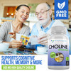 Premium Choline  500 mg  120 Veggie Capsules  by Doctor Recommended Supplements  Supports Cognitive Health Memory  More