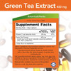 Now Foods Green Tea Extract 400Mg 250Vc