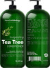 New York Biology Tea Tree Shampoo and Conditioner Set  Deep Cleanser  Relief for Dandruff and Dry Itchy Scalp  Therapeutic Grade  Helps Promote Hair Growth  16.9 fl Oz