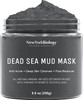 New York Biology Dead Sea Mud Mask for Face and Body with Aloe Vera Gel for Skin Face and Hair  Spa Quality Pore Reducer for Acne Blackheads and Oily Skin