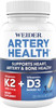 Artery Health for Heart Immune and Bone Support with Vitamin K2 180mcg  Vitamin D3 5000iu 30 Veggie Capsules