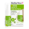 BetterYou Vitamin D3 Spray Liquid Immune Support Supplement, 3000 IU Strength per Single Spray, 0.507 Fl Ounce (100 Sprays), Peppermint Flavour