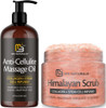 M3 Naturals Anti-Cellulite Massage Oil + Himalayan Body Scrub