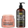 M3 Naturals Himalayan Body Scrub + Ylang-Ylang & Ginger Massage Oil